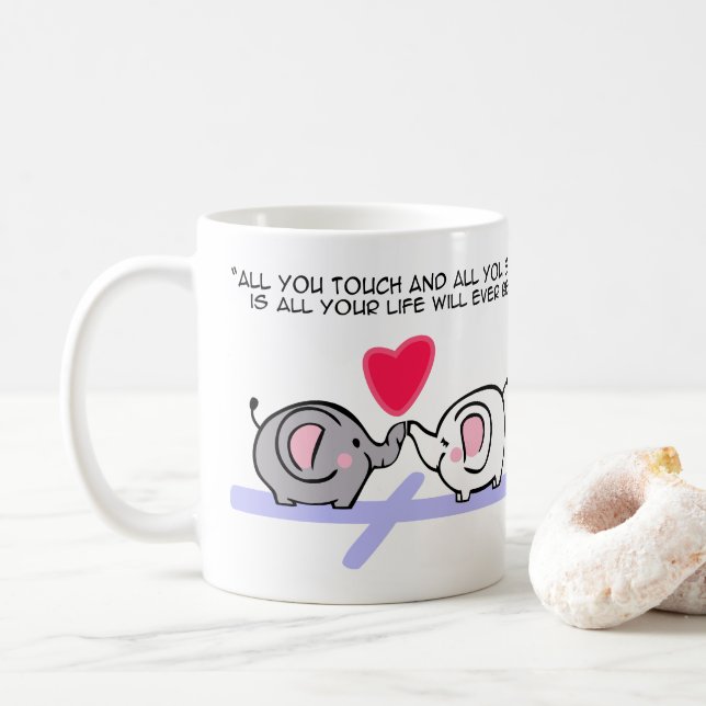 All you touch coffee mug (With Donut)