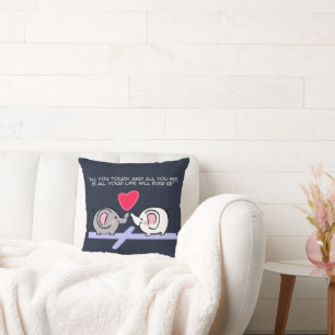 All you touch throw pillow