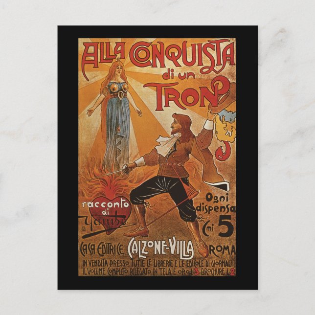 Alla Conquista di un Tron Postcard (Front)