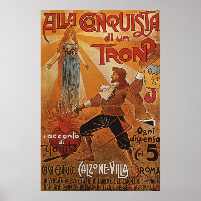 Alla Conquista di un Tron Poster (Front)
