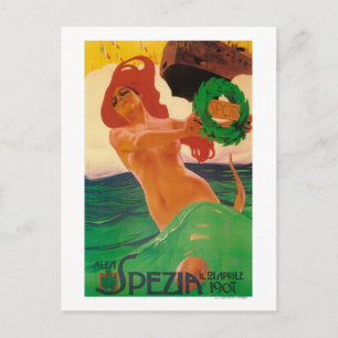 Alla Spezia Promotional Poster Postcard