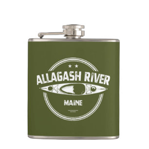 Allagash River Maine Kayak Flask