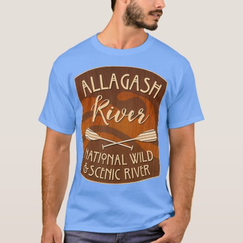 Allagash Wilderness Waterway National Wild and Sce T_Shirt