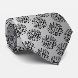 Allah Alhamdulillah Islam Muslim Calligraphy Neck Tie