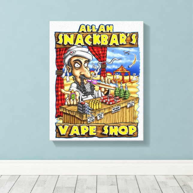 Allah Snackbar's Vape Shop Quality Print