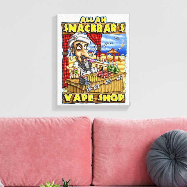Allah Snackbar's Vape Shop Quality Print Allah Snackbar's Vape Shop Quality Print