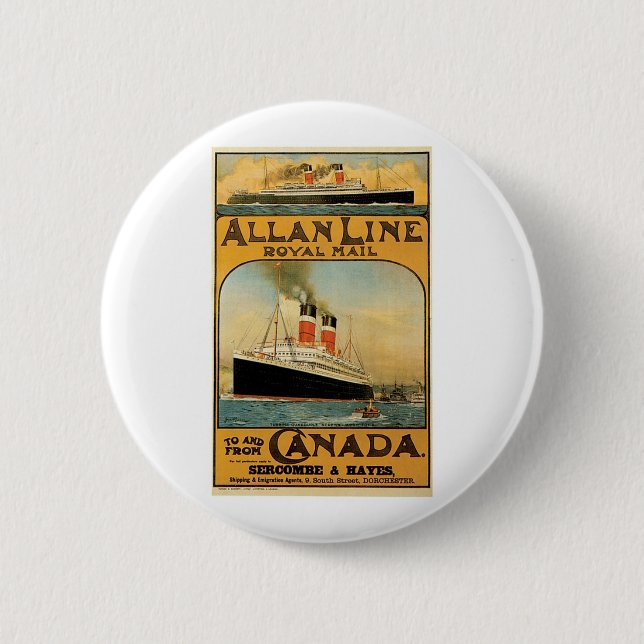 Allan Line Button (Front)