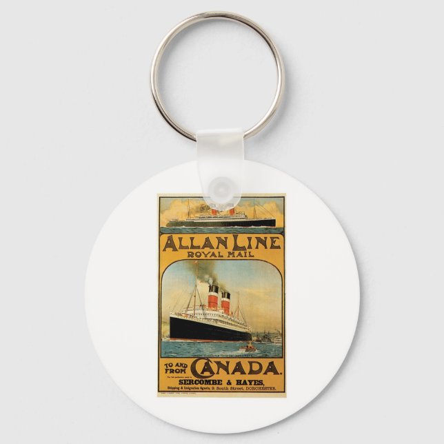 Allan Line Keychain (Front)