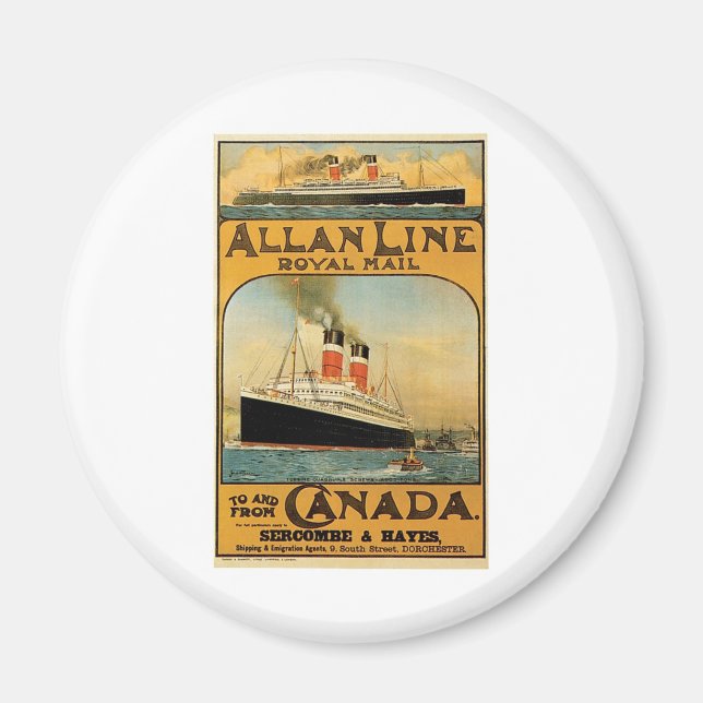 Allan Line Magnet (Front)