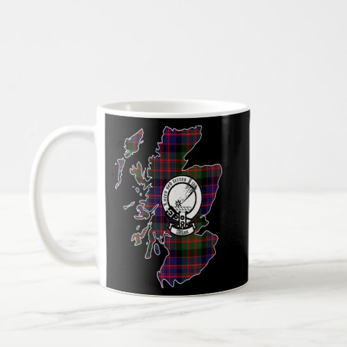 Allan Scottish Surname Crest Tartan Motto    Coffee Mug