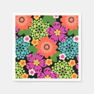 Allana Garden Hawaiian Graphical Floral - Brights Napkins
