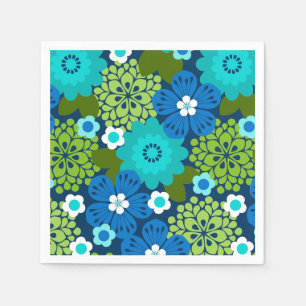 Allana Garden Hawaiian Graphical Floral - Cool Napkins