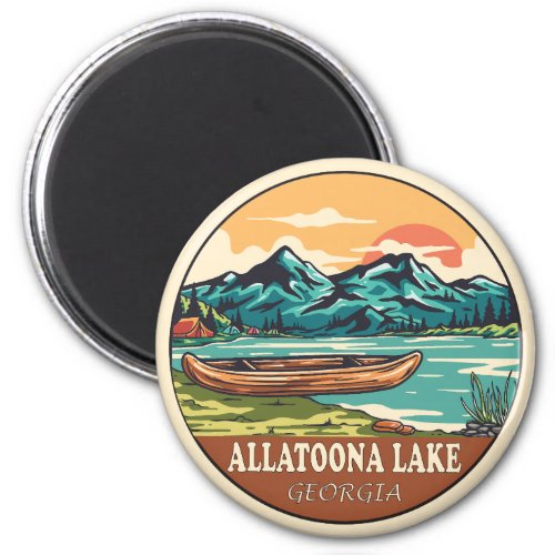 Allatoona Lake Georgia Boating Fishing Emblem Magnet