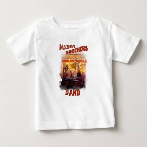 Allbot Brothers Band  Bobs saucer Repair Baby T_Shirt