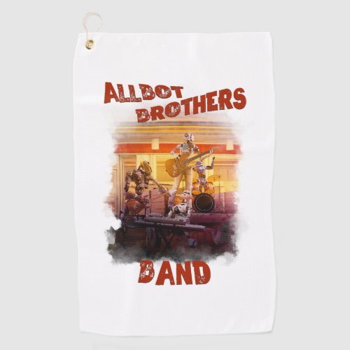 Allbot Brothers Band Bobs Saucer Repair Golf Towel