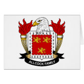 Allcock Family Crest (Front Horizontal)