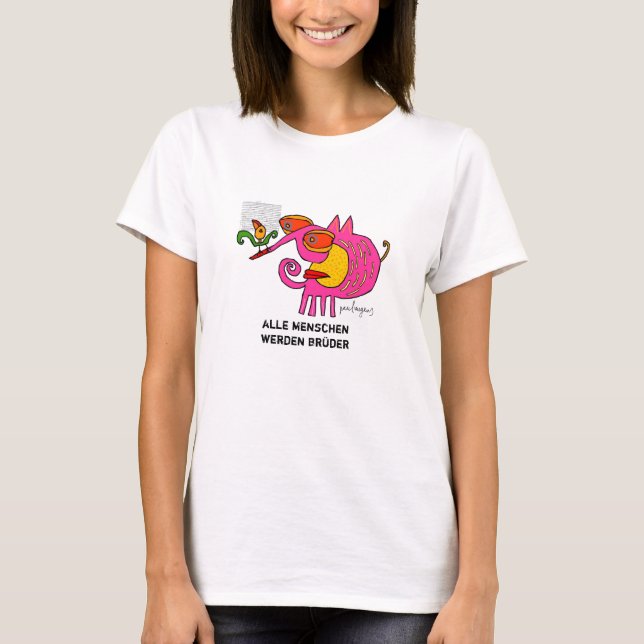 ´alle menschen werden bruder´ T-Shirt (Front)