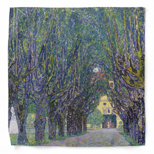 Allee at Schloss Kammer, Gustav Klimt Bandana