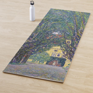 Allee at Schloss Kammer, Gustav Klimt Yoga Mat