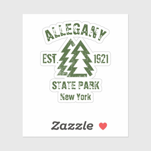 Allegany State Park New York  Sticker (Sheet)