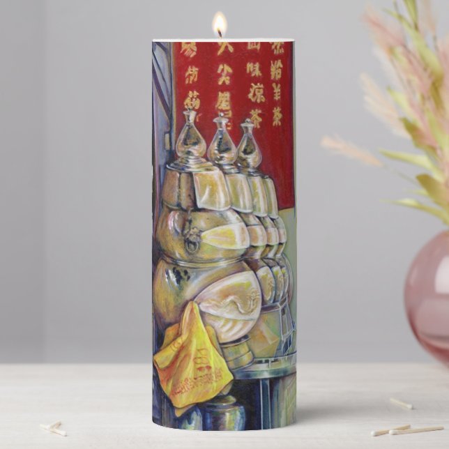 Allegedly Probabilistic Pillar Candle (In Situ)