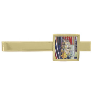 Allegedly Probabilistic, Singapore Gold Finish Tie Clip