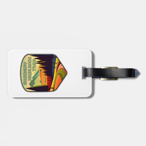 Allegheny Highlands Trail West Virginia Colors Luggage Tag
