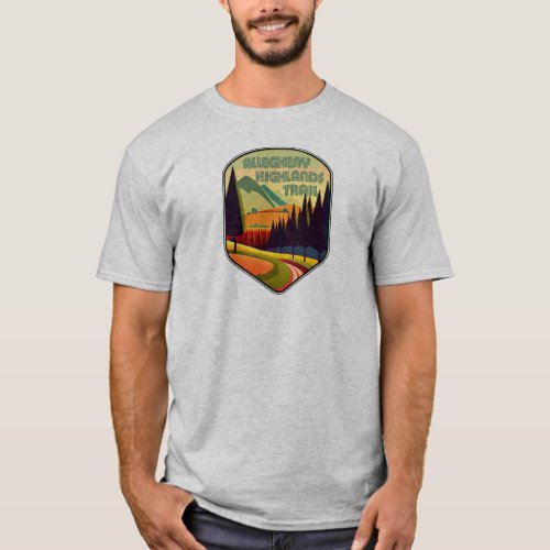 Allegheny Highlands Trail West Virginia Colors T_Shirt