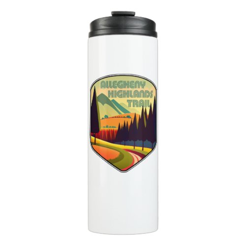 Allegheny Highlands Trail West Virginia Colors Thermal Tumbler