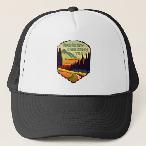 Allegheny Highlands Trail West Virginia Colors Trucker Hat
