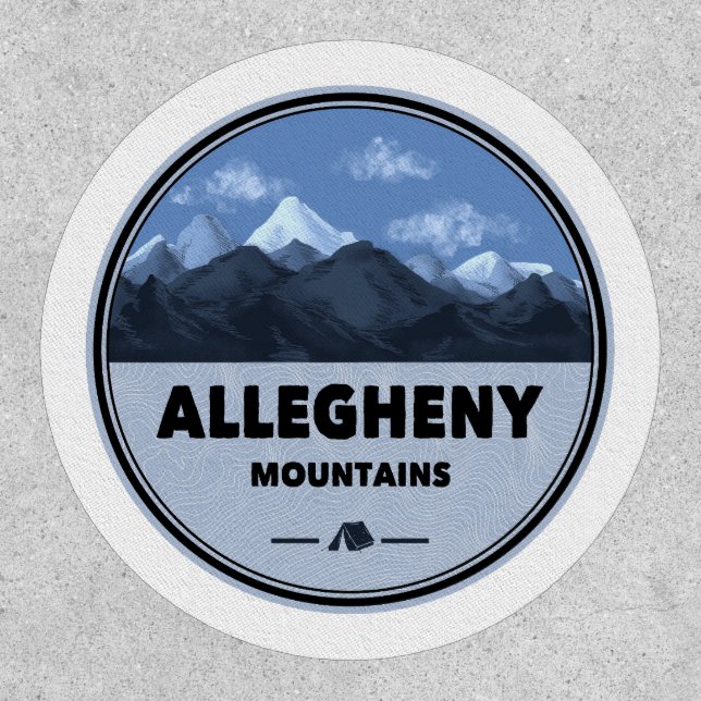 Allegheny Mountains Camping Patch (Front)