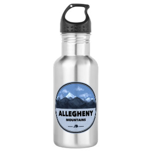 Allegheny Mountains Camping Stainless Steel Water Bottle