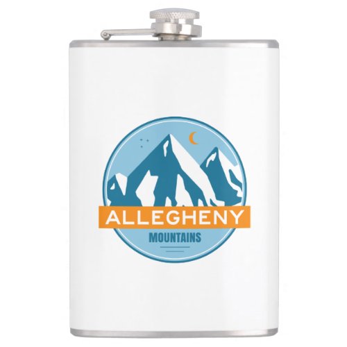 Allegheny Mountains Flask