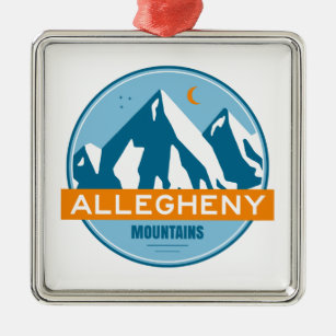 Allegheny Mountains Metal Ornament