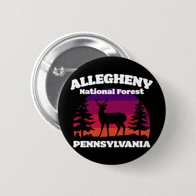 Allegheny National Forest Button (Front & Back)