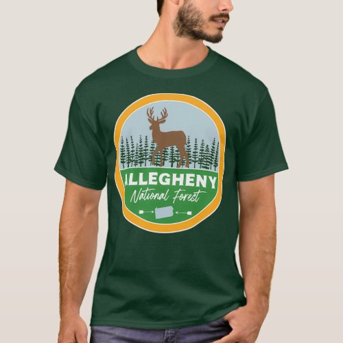 Allegheny National Forest Pennsylvania PA Forest D T_Shirt