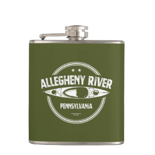 Allegheny River, Pennsylvania Flask