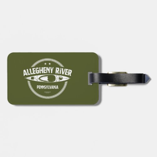 Allegheny River Pennsylvania Luggage Tag