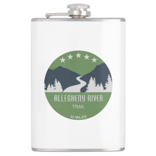 Allegheny River Trail Flask