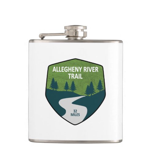 Allegheny River Trail Flask