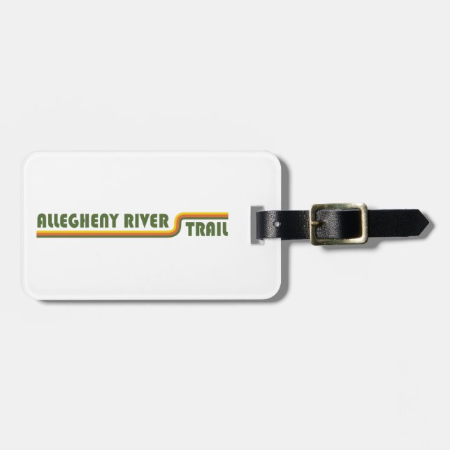 Allegheny River Trail Luggage Tag (Front Horizontal)