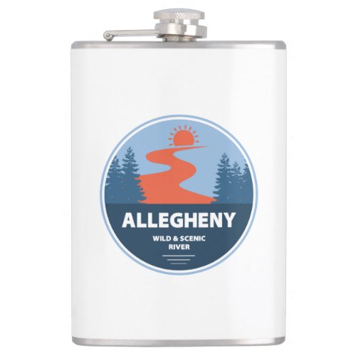 Allegheny Wild And Scenic River Flask
