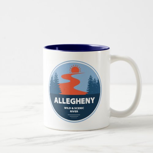 Allegheny Wild And Scenic River Two_Tone Coffee Mug