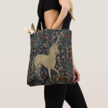 Allegorical &quot;Millefleurs&quot; Tapestry with Animals Tote Bag