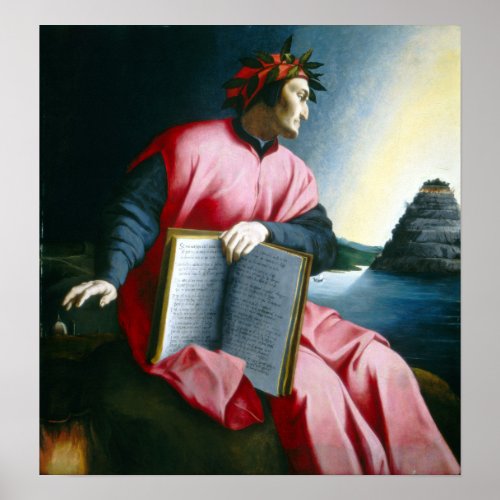 Allegorical Portrait of Dante Poster