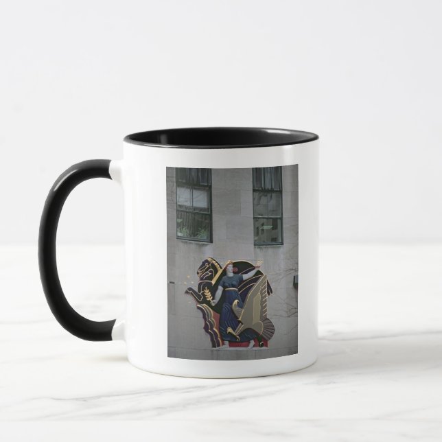 Allegorical scene mug (Left)
