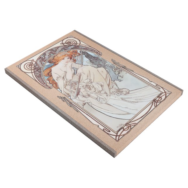 Allegorie de la Musique by Alphonse Mucha Gallery Wrap (3/4)
