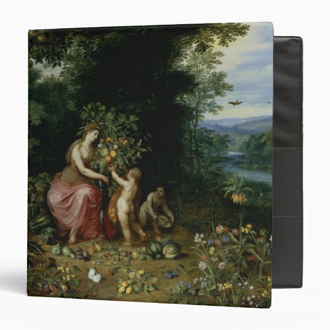 Allegory of Abundance 3 Ring Binder (Front/Inside)