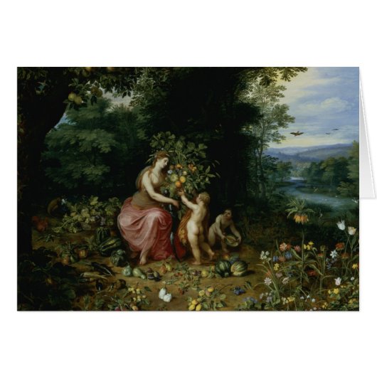 Allegory of Abundance Cards (Front Horizontal)