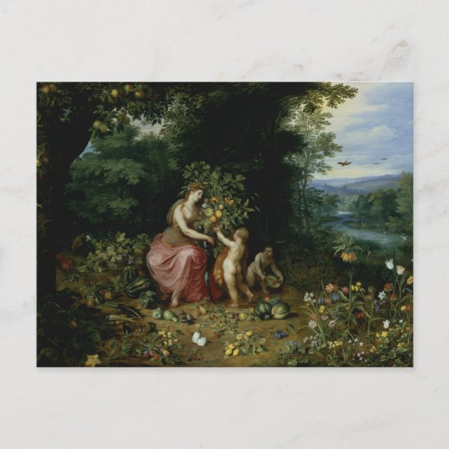Allegory of Abundance Postcard (Front)
